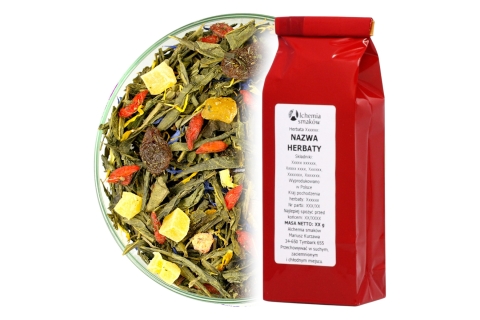 Herbata Zielona CZERWONY DIAMENT (OT) (50g) Wyjątkowa Kompozycja Smaków !